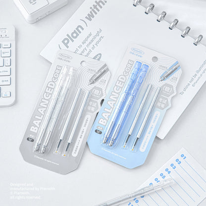 Low Gravity Efficiency Gel Pen Set, 0.5mm Black