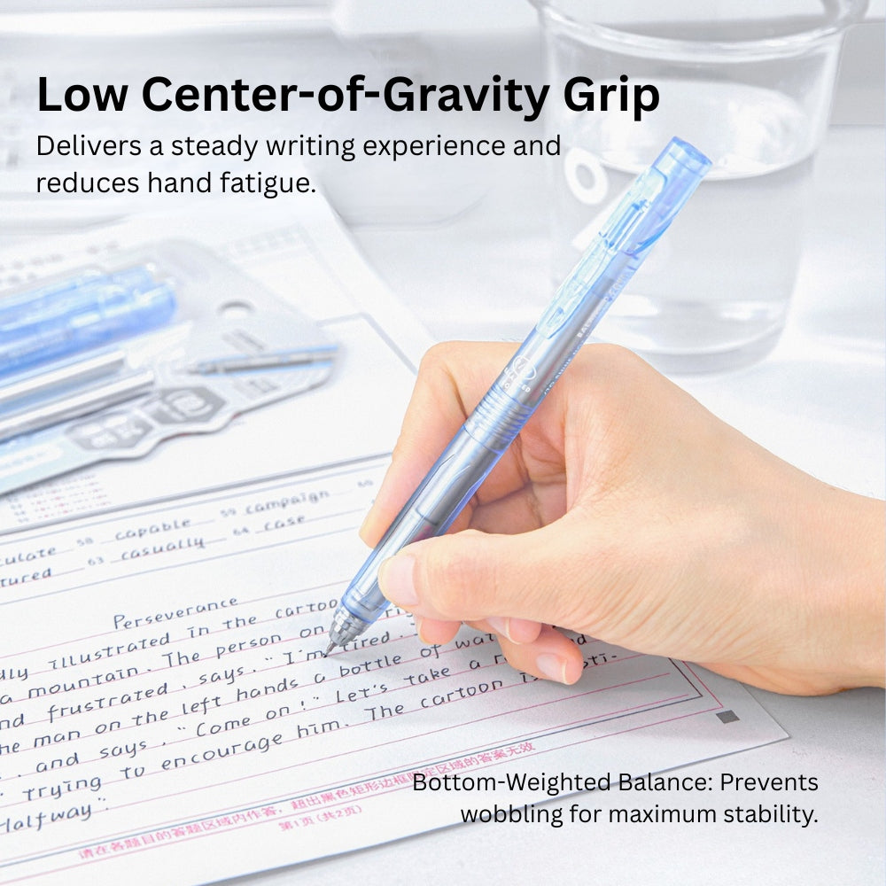 Low Gravity Efficiency Gel Pen Set, 0.5mm Black