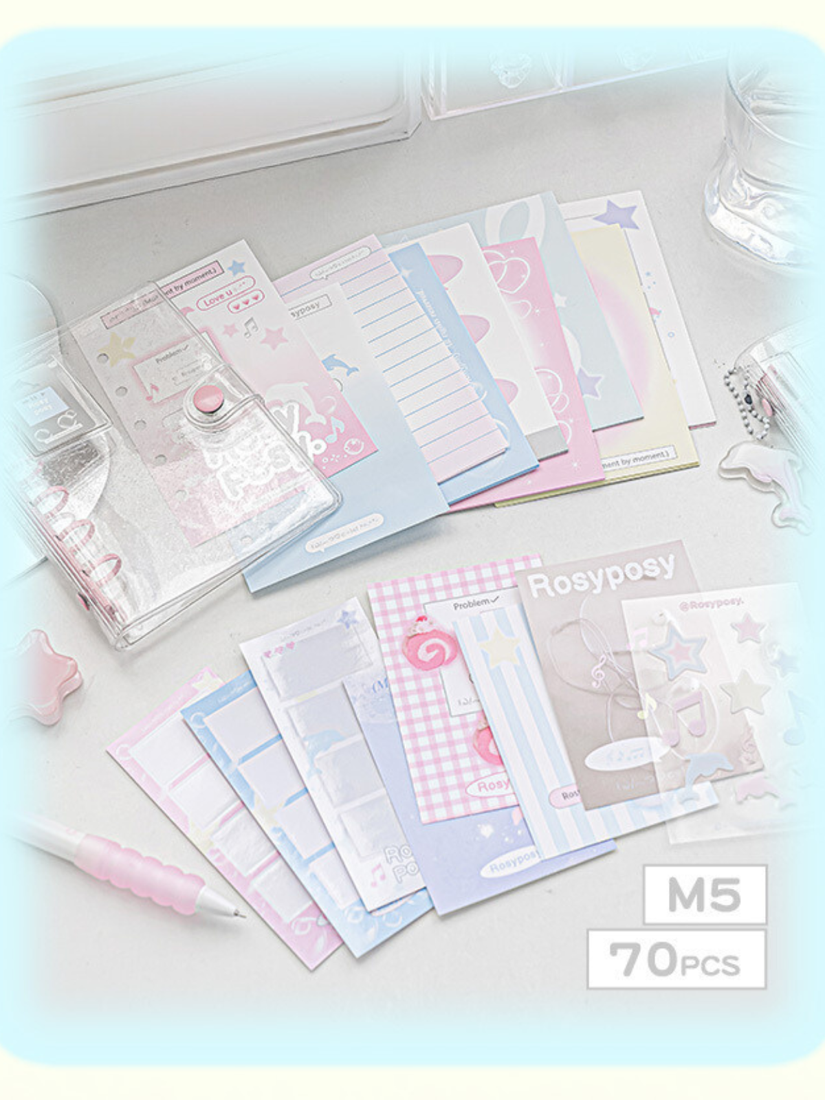 M5 High-Value Pocket Portable Loose-Leaf Binders & Paper