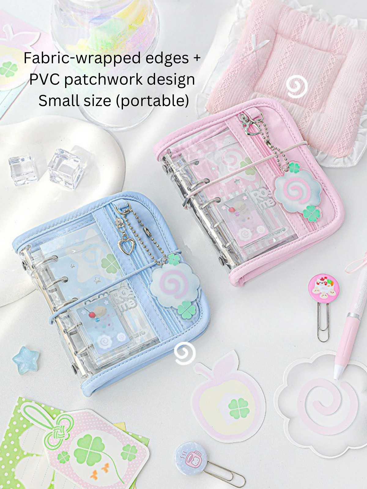 M5 Loose-Leaf Coil Notebooks with A Transparent Window