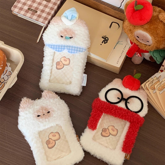 ManTou Cat Pupu Plush Card Holder & ID Case