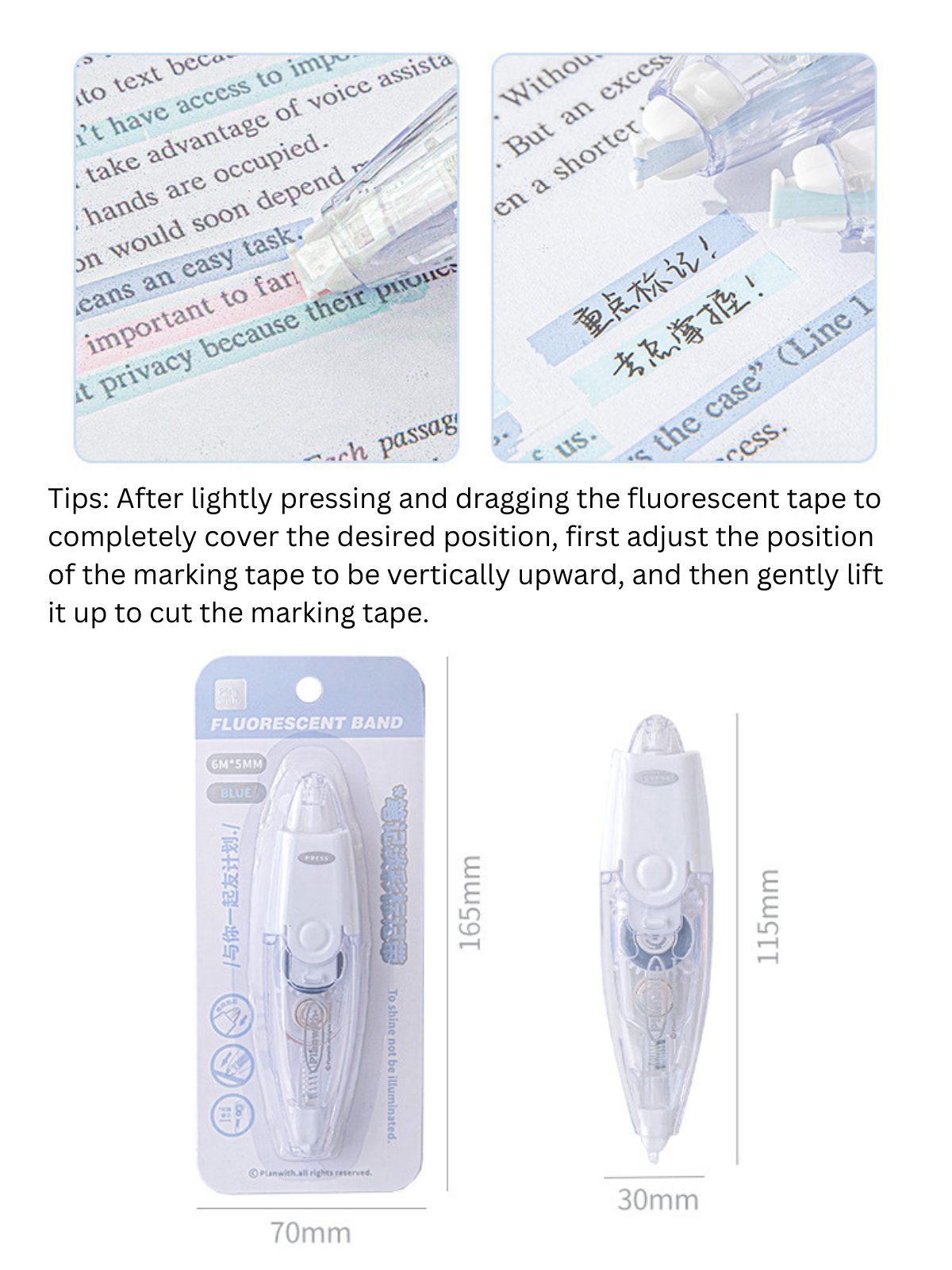 Mark Push-to-Release Marking Tape
