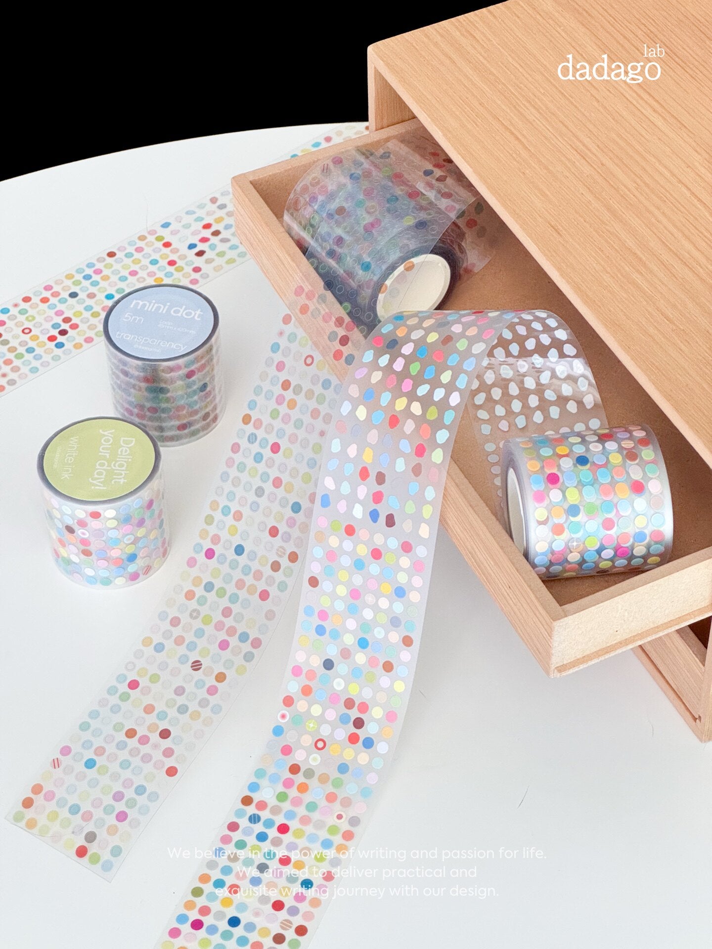 Mini Dots & Cobblestones Sticker Roll