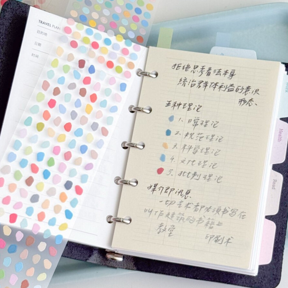 Mini Dots & Cobblestones Sticker Roll