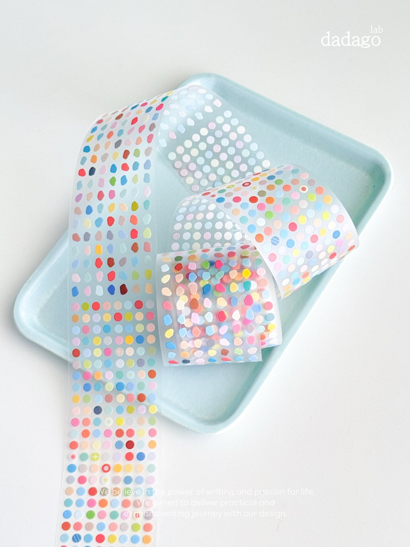 Mini Dots & Cobblestones Sticker Roll