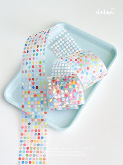 Mini Dots & Cobblestones Sticker Roll