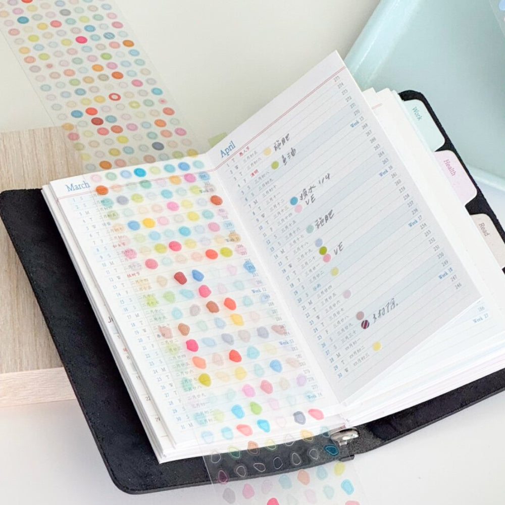 Mini Dots & Cobblestones Sticker Roll