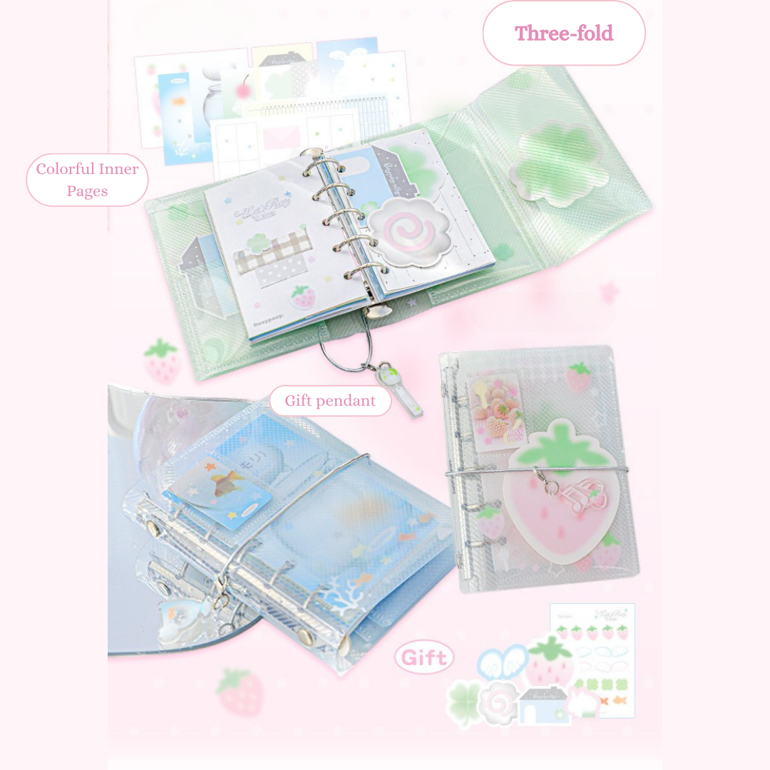 M5 Mini Portable Trifold Binders with Inner Accessories