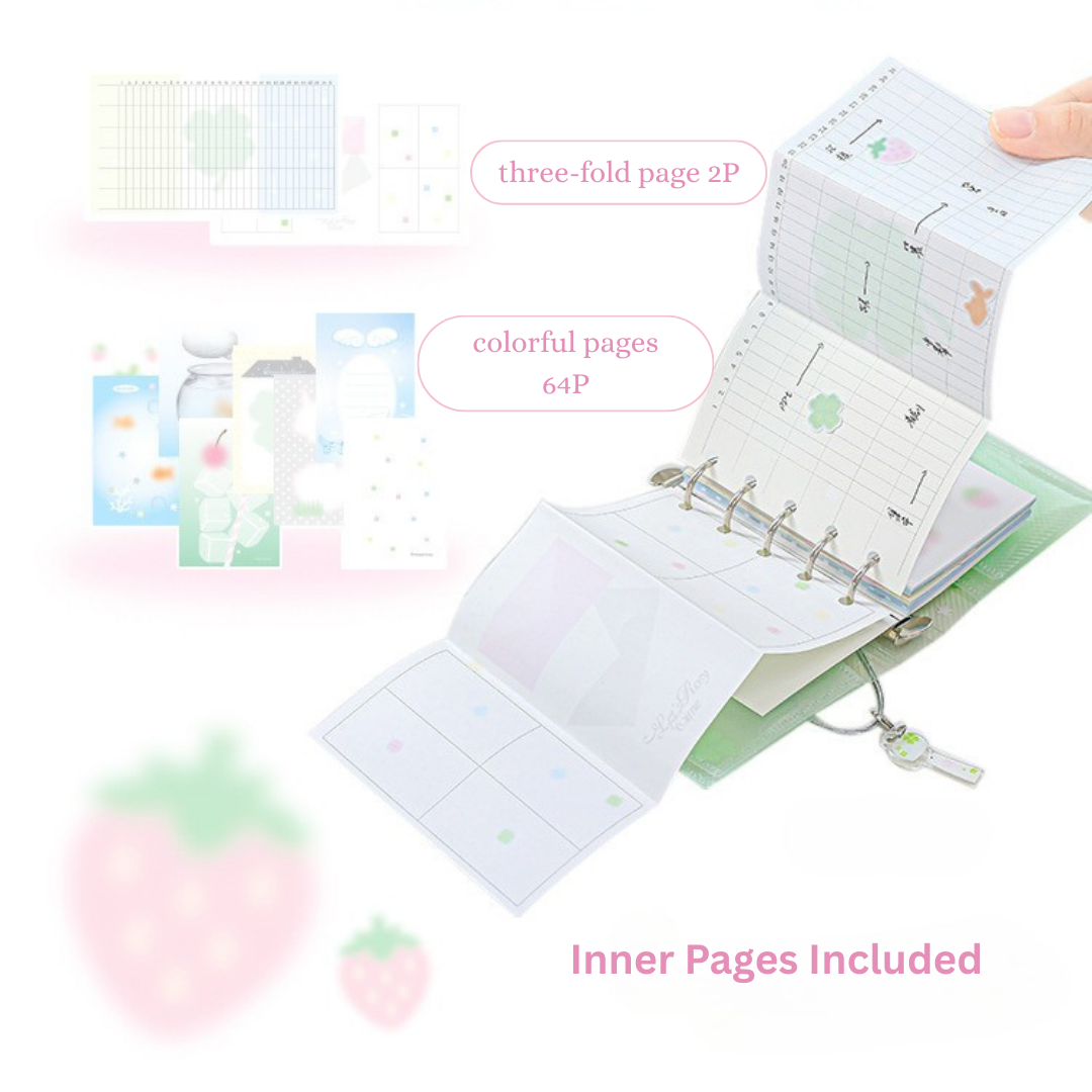 M5 Mini Portable Trifold Binders with Inner Accessories