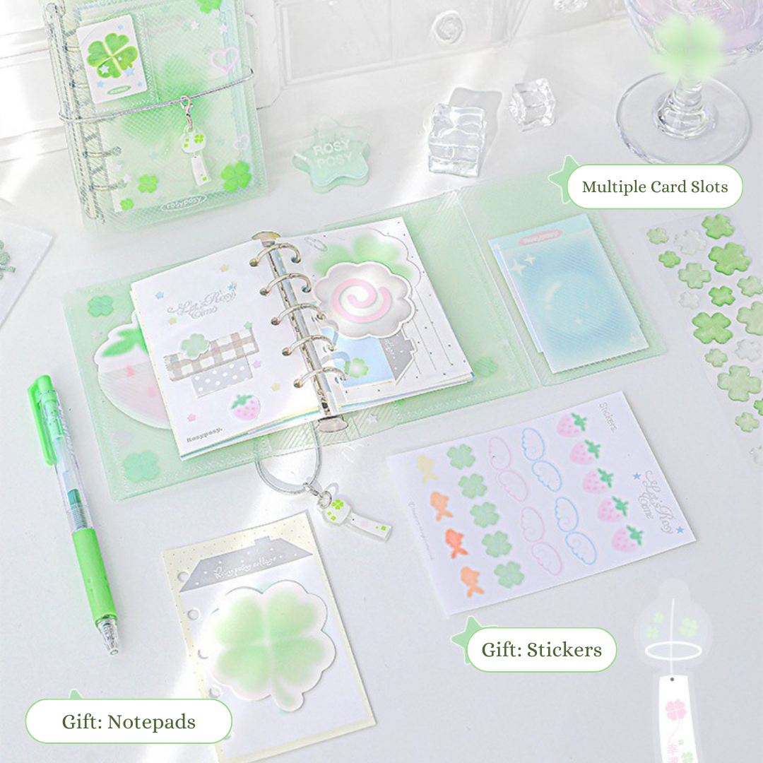 M5 Mini Portable Trifold Binders with Inner Accessories