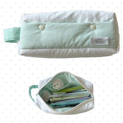 Mousse Cloud Pencil Case – Soft & Spacious Handheld Pouch