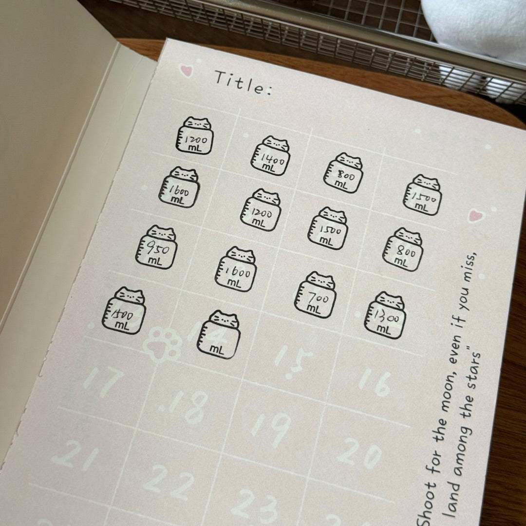 Monthly Stamp Planner Set