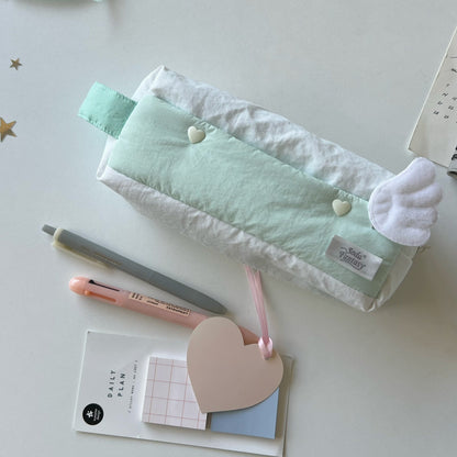 Mousse Cloud Pencil Case – Soft & Spacious Handheld Pouch