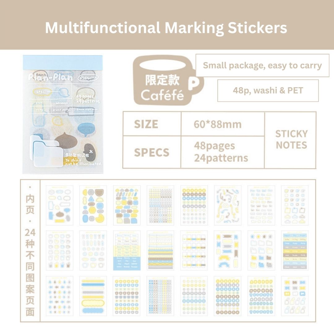 Multi-Function Index & Planner Stickers