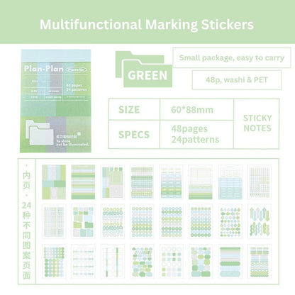 Multi-Function Index & Planner Stickers
