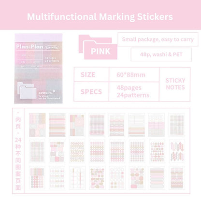 Multi-Function Index & Planner Stickers