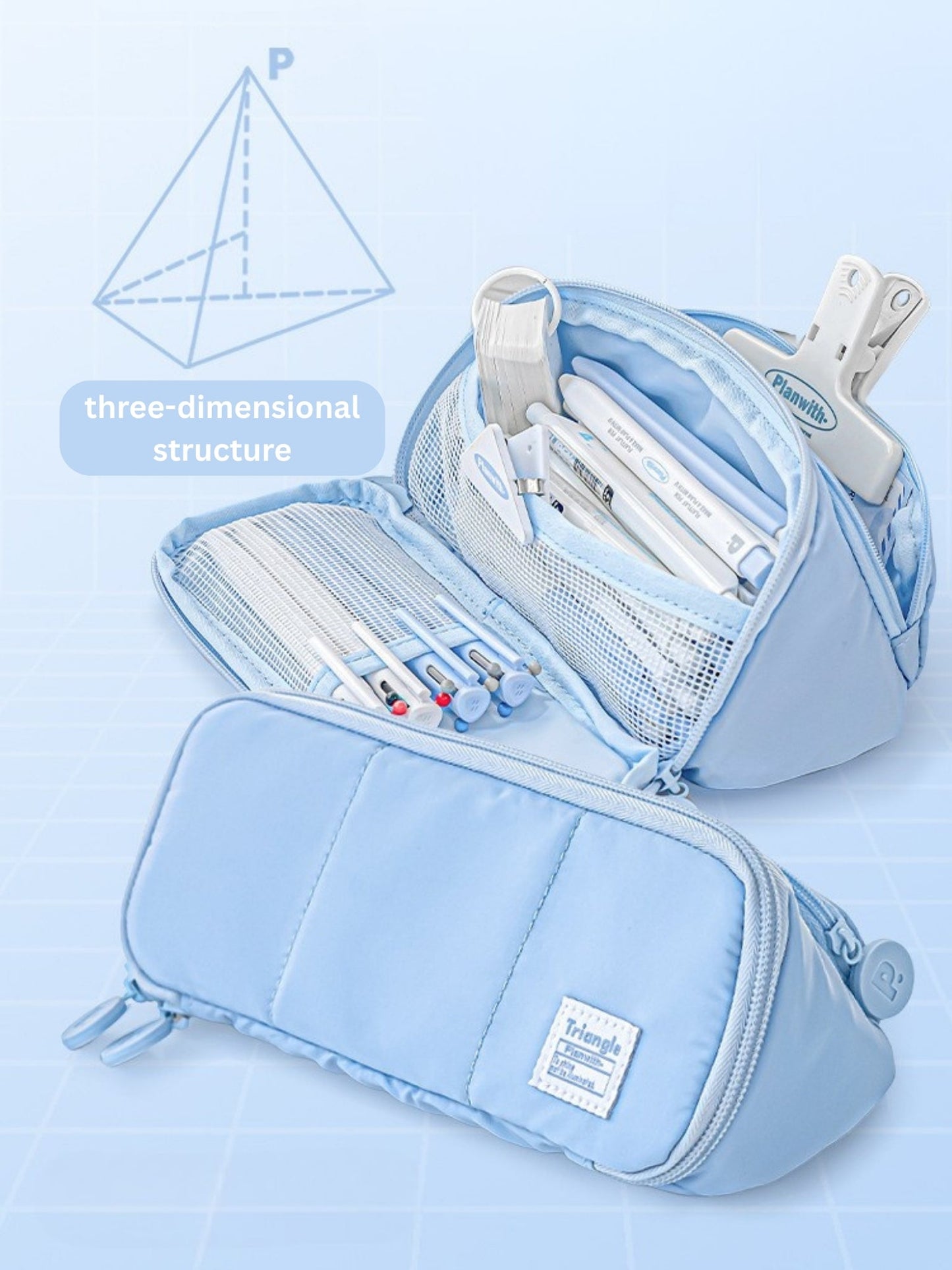 Steady Triangle Pencil Case