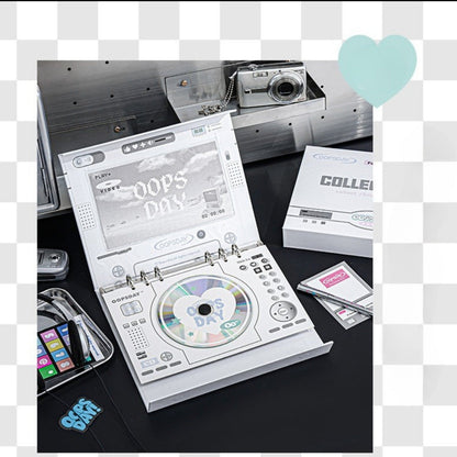 OOPSDAY Retro Style 4-Pocket Card Binder