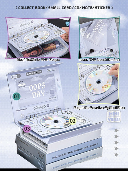 OOPSDAY Retro Style 4-Pocket Card Binder