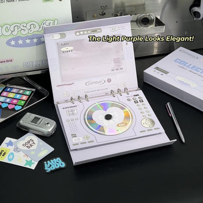 OOPSDAY Retro Style 4-Pocket Card Binder