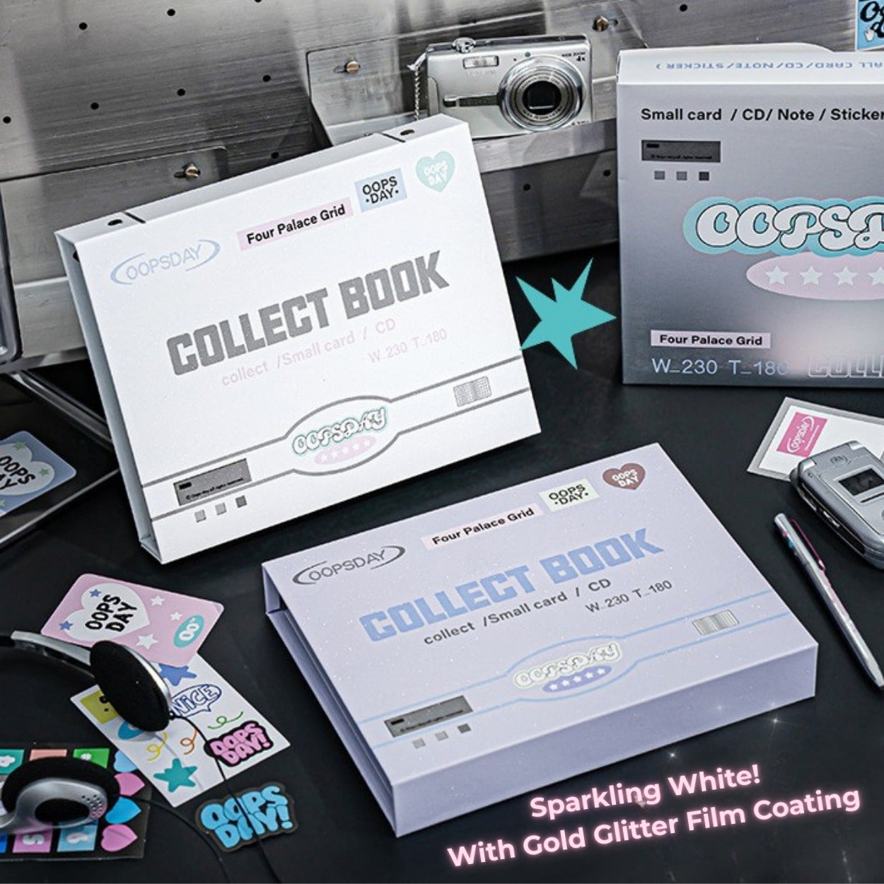 OOPSDAY Retro Style 4-Pocket Card Binder