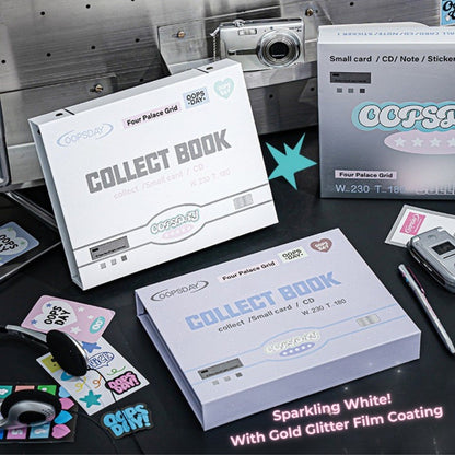 OOPSDAY Retro Style 4-Pocket Card Binder