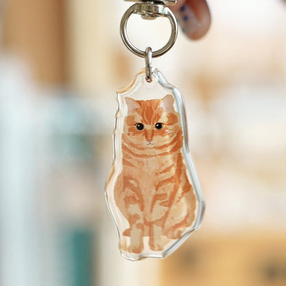 Purrfect Cat Keychains – Original Acrylic Charms
