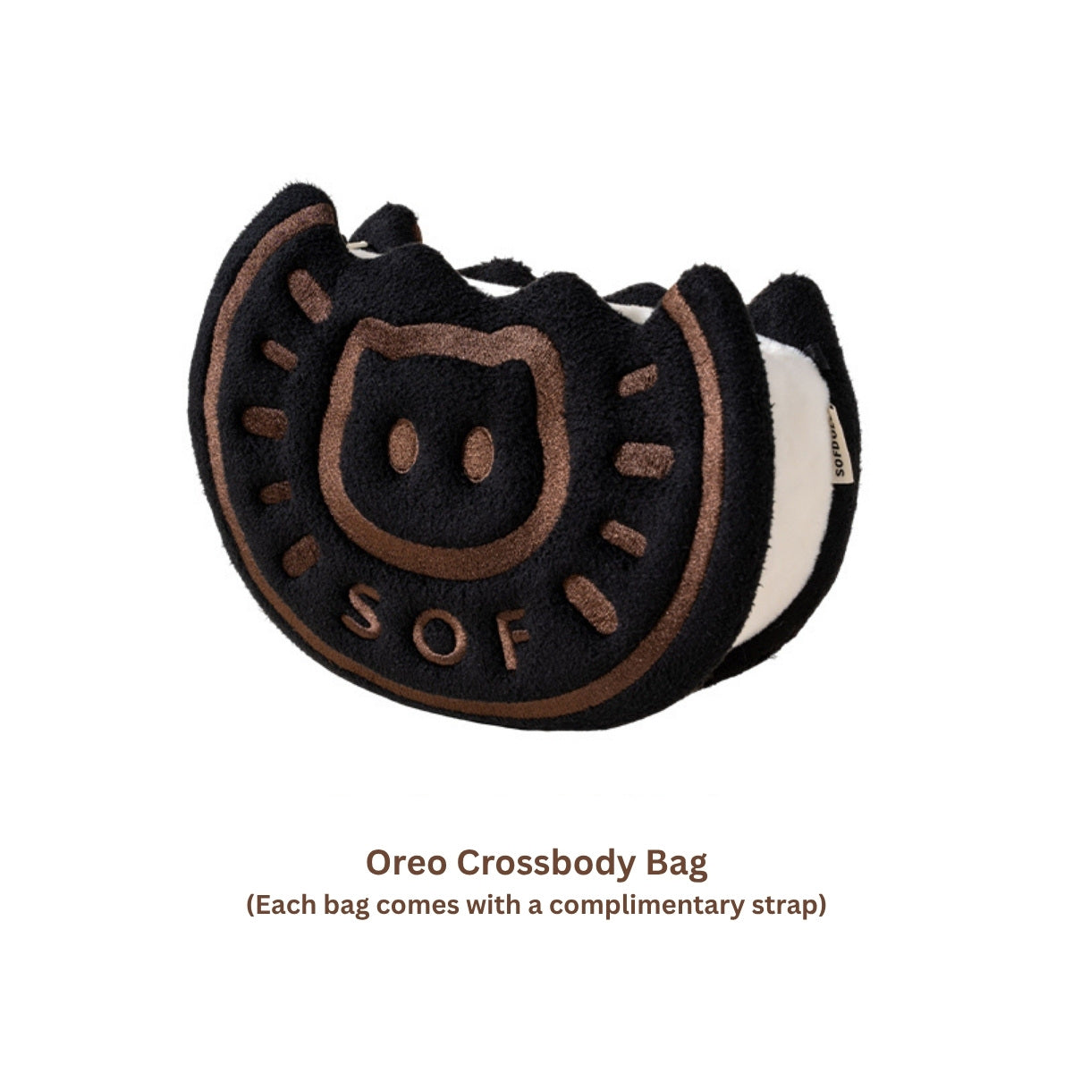 Original Cookie Cat Plush Coin Purse & Crossbody Bag