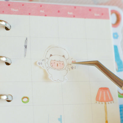Yang Yang & Juan Juan Original Die-cut Washi Sticker Set
