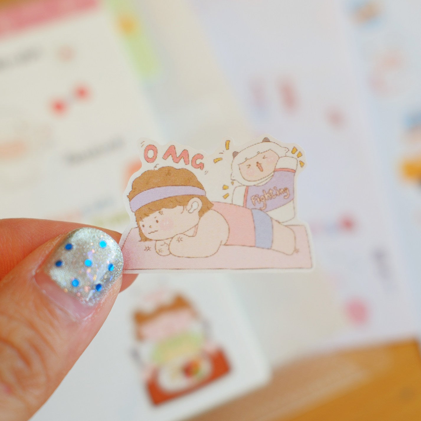 Yang Yang & Juan Juan Original Die-cut Washi Sticker Set
