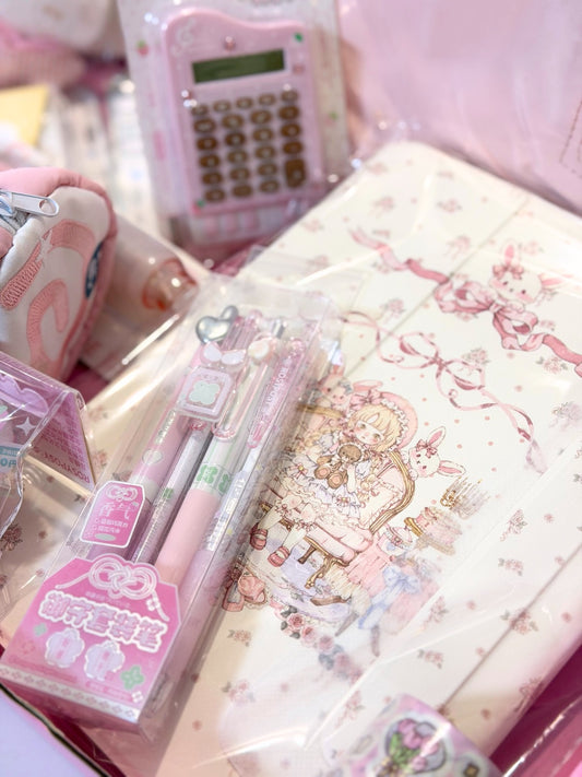 Original Girl's Tea Party 3-Fold Magnetic Detachable 720° Adjustable iPad Case