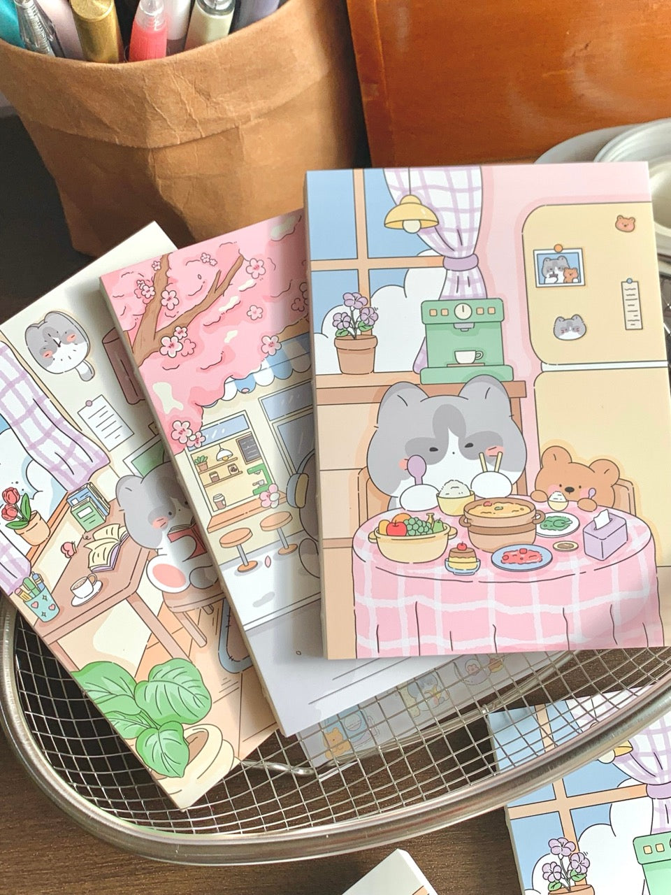 Original Little Kitty A6 Full-Color Journal