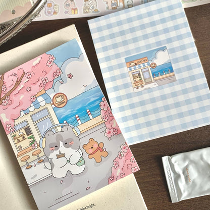 Original Little Kitty A6 Full-Color Journal