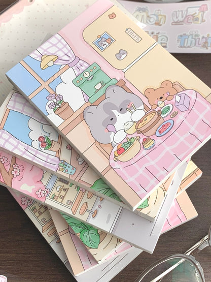 Original Little Kitty A6 Full-Color Journal