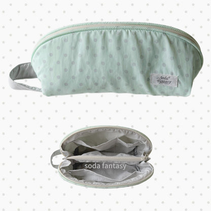 Original Mint Ash Polka Dot Pencil Pouch