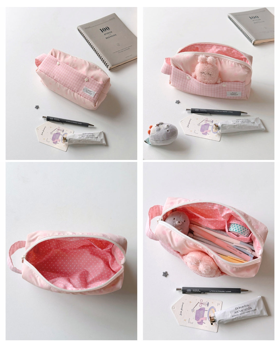 Original Pink Polka Dot Pencil Pouch