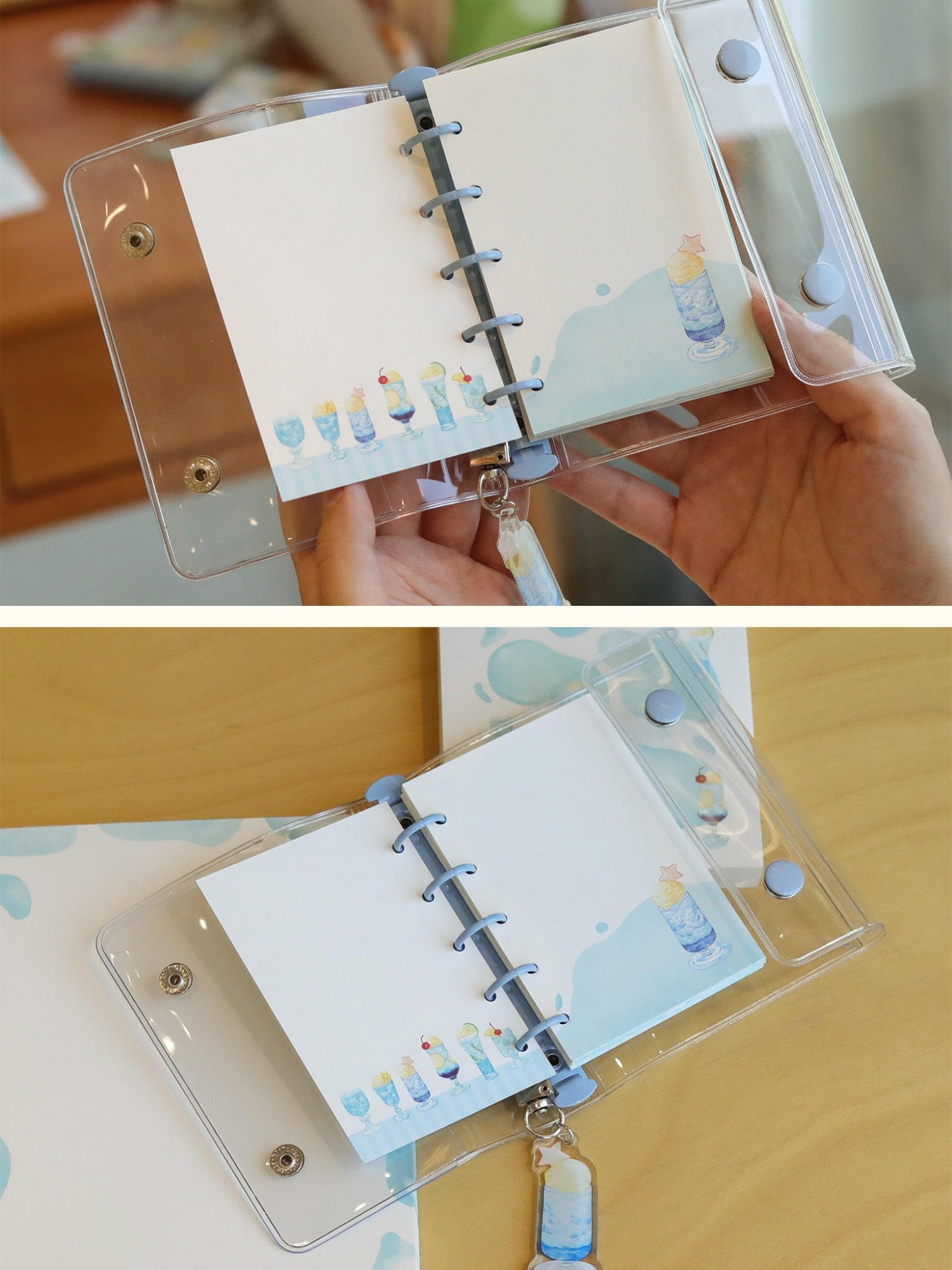 Original Blue Drink Loose-Leaf Notebook – M5 / A7 Sizes