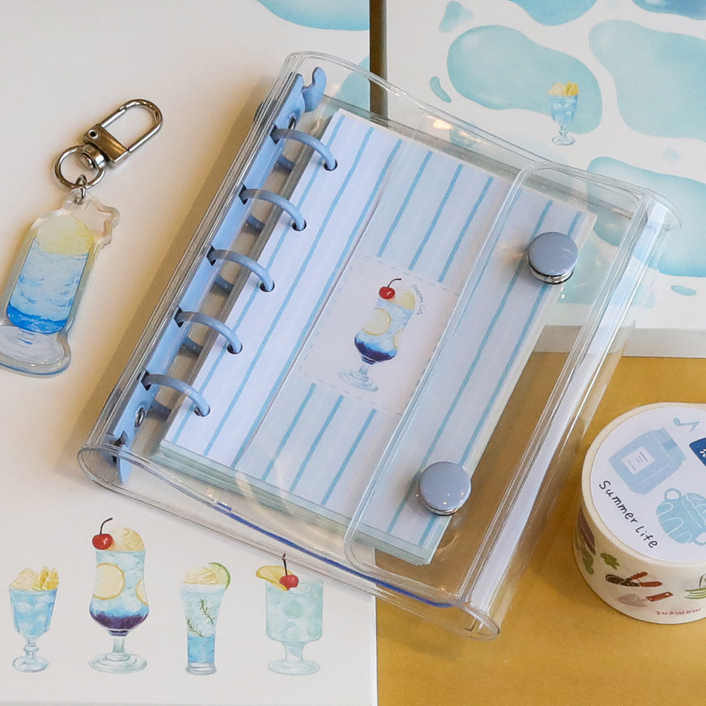 Original Blue Drink Loose-Leaf Notebook – M5 / A7 Sizes