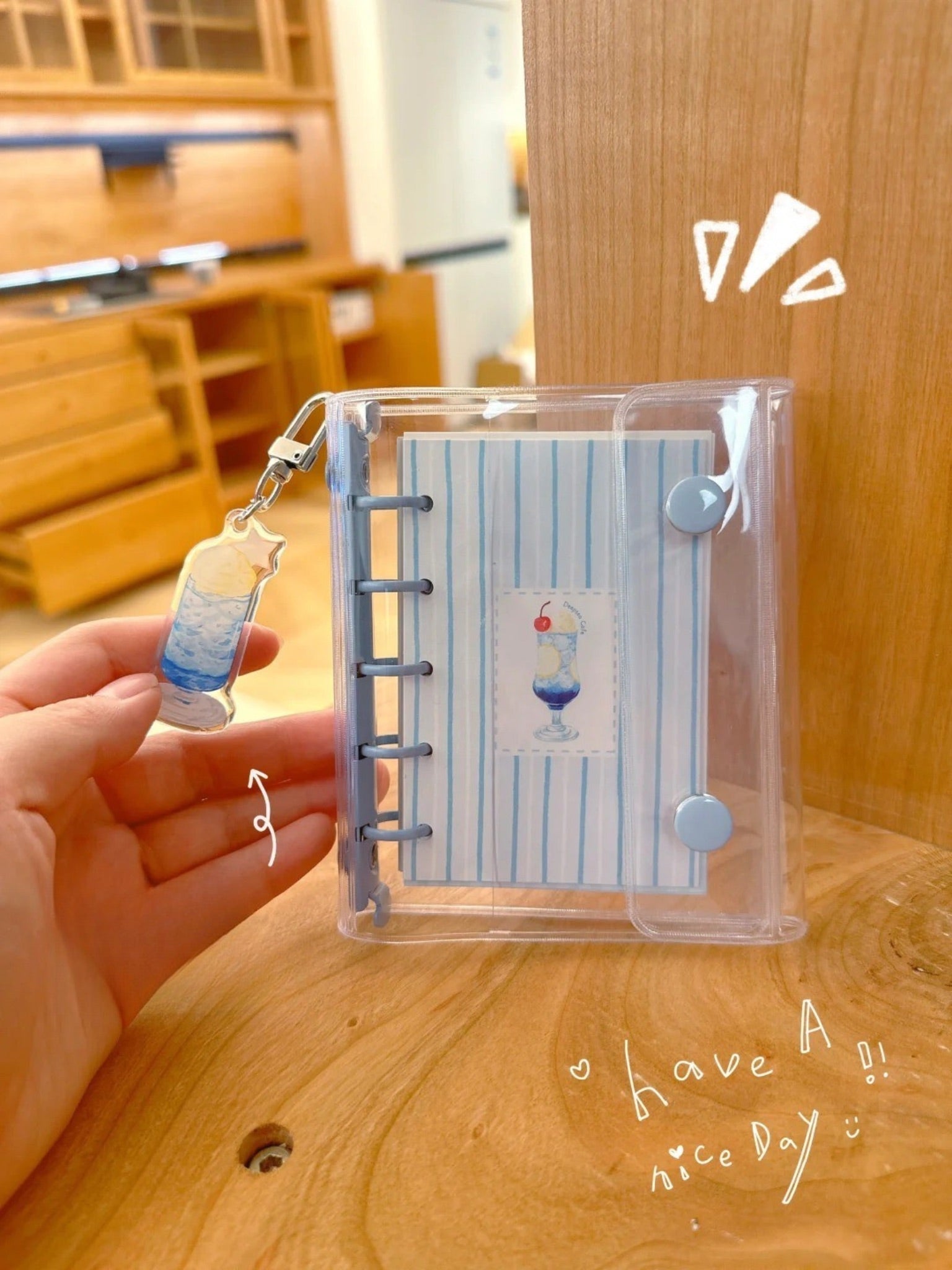 Original Blue Drink Loose-Leaf Notebook – M5 / A7 Sizes