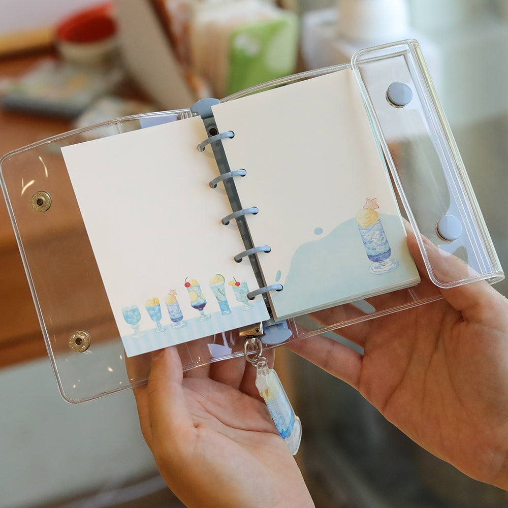 Original Blue Drink Loose-Leaf Notebook – M5 / A7 Sizes