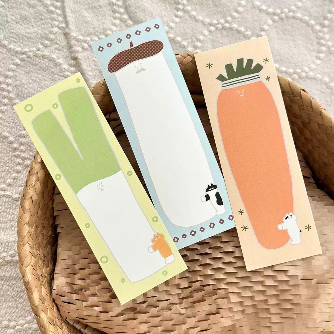 Original Cat & Veggie Notepads - SOLD OUT