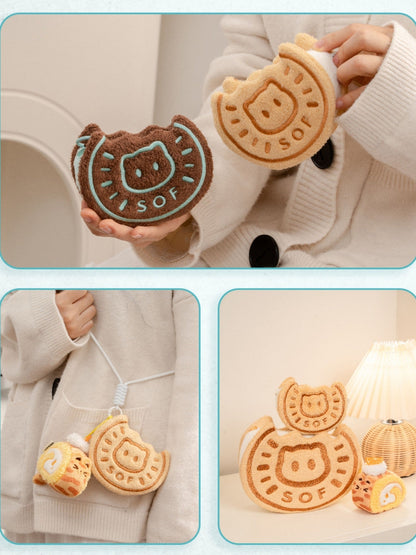 Original Cookie Cat Plush Coin Purse & Crossbody Bag