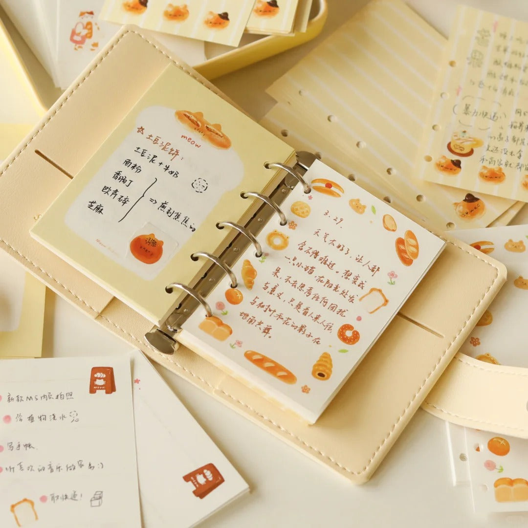 Cat Bread M5/A7/A6 Notebook Refill Pages