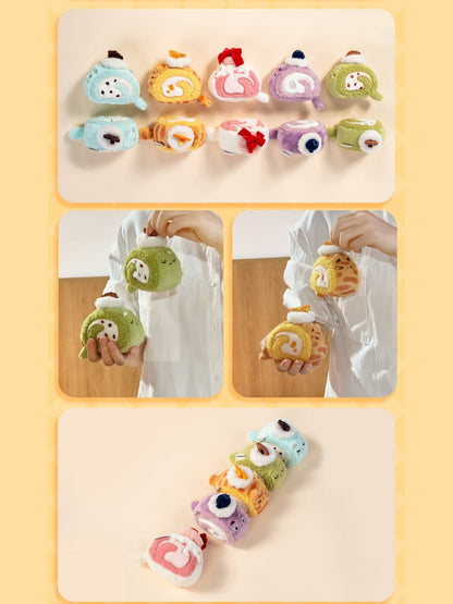 Original Plush Creamy Kitty Cake Rolls Charm