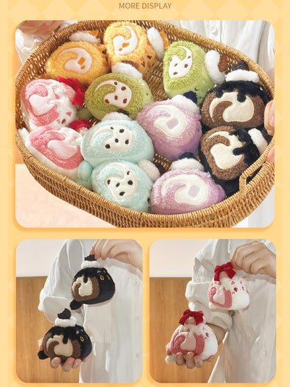 Original Plush Creamy Kitty Cake Rolls Charm