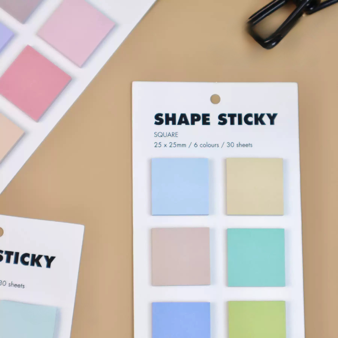 Original Retro Simple Colored Brick Sticky Notes