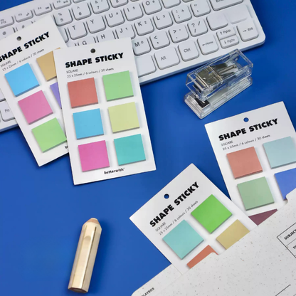 Original Retro Simple Colored Brick Sticky Notes