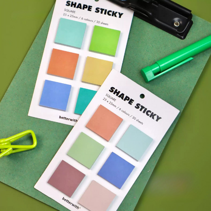 Original Retro Simple Colored Brick Sticky Notes