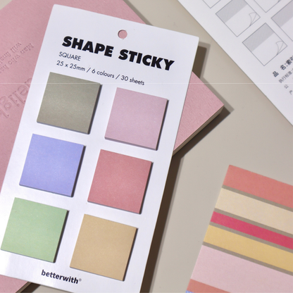 Original Retro Simple Colored Brick Sticky Notes