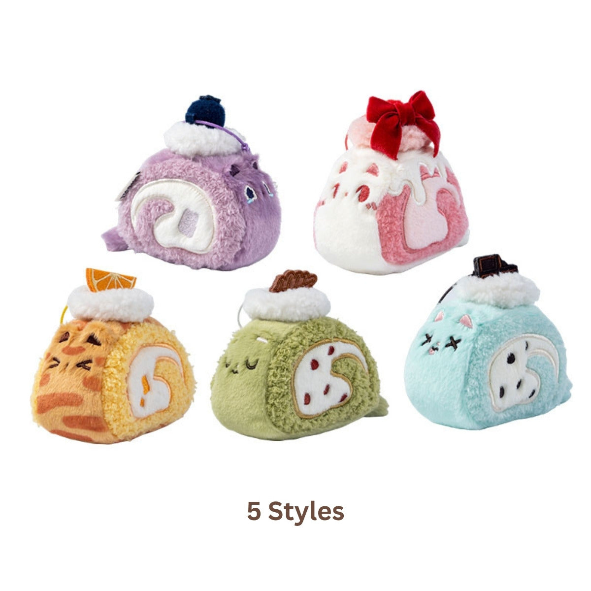 Original Plush Creamy Kitty Cake Rolls Charm